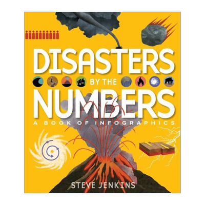 英文原版 Disasters by the Numbers 地球自然灾害 史蒂夫詹金斯 科普知识精装绘本 英文版 进口英语原版书籍