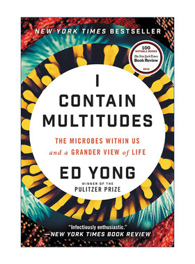 英文原版 I Contain Multitudes 我包罗万象 微生物视野下的生命图景全纪录 英文版 进口英语原版书籍