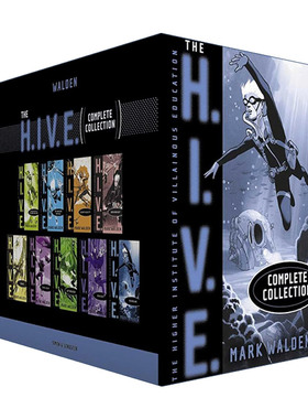 英文原版 The H.I.V.E. Complete Collection 高等邪恶学院9册全集盒装 动作冒险小说 英文版 进口英语原版书籍