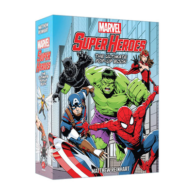 英文原版 Marvel Super Heroes The Ultimate Pop-Up Book 漫威超级英雄 立体书 精装 Matthew Reinhart 英文版 进口英语原版书籍