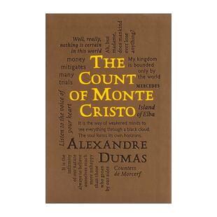 Cristo 软精装 Count Monte 英文版 书籍 英文原版 Classics 基督山伯爵 Word 皮质封面词云经典 第2版 进口英语原版 Cloud