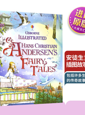 安徒生童话插图故事合集 英文原版 Illustrated Hans Christian Andersen's Fairy Tales 12个故事 全彩插画版 英语课外阅读