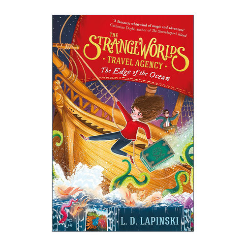 英文原版 The Strangeworlds Travel Agency The Edge of the Ocean 奇怪世界旅行社 大海的边缘 儿童奇幻小说 进口英语原版书籍