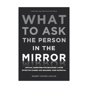 Person The 英文原版 Mirror Robert Kaplan罗伯特卡普兰 哈佛商业评论 Ask 领导课 哈佛商学院最受欢迎 精装 What