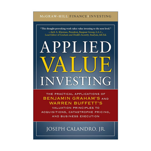 英文原版 Applied Value Investing 应用价值投资 英文版 进口英语原版书籍