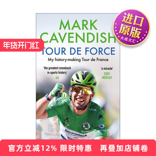 英文原版 Tour de Force 我的环法之旅 英国自行车运动员马克·卡文迪什自传 英文版 进口英语原版书籍