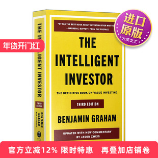 英文原版 The Intelligent Investor 聪明的投资者 第3版 本杰明·格雷厄姆 英文版 进口英语原版书籍