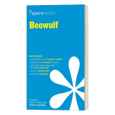 英文原版 Beowulf 贝奥武夫 SparkNotes Literature Guide文学导读系列 英文版 进口英语原版书籍