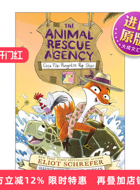 英文原版 The Animal Rescue Agency #2 Case File Pangolin Pop Star 动物救援机构1 穿山甲明星 英文版 进口英语原版书籍