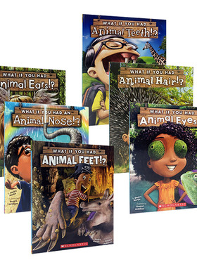 What If You Had Animal Feet 英文原版绘本 3-6-8岁儿童科普 如果你有动物的 系列6本绘本故事书 桑德拉马克尔 趣味故事图画书