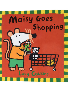 英文原版 Maisy Goes Shopping 小鼠波波去购物 廖彩杏推荐童书 平装绘本 英文版 进口英语原版书籍儿童图书