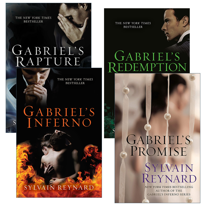 英文原版 Gabriel's Inferno 加百列的地狱系列4册 女性浪漫小说 Sylvain Reynard 英文版 进口英语原版书籍