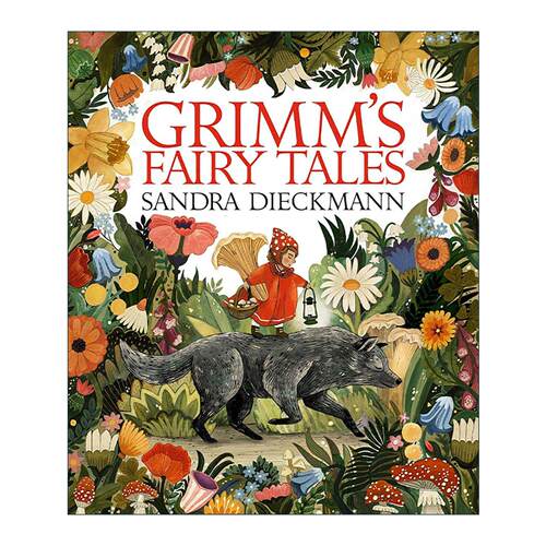 英文原版 Grimm’s Fairy Tales 格林童话 经典插图版精装 插画师Sandra Dieckmann 英文版 进口英语原版书籍