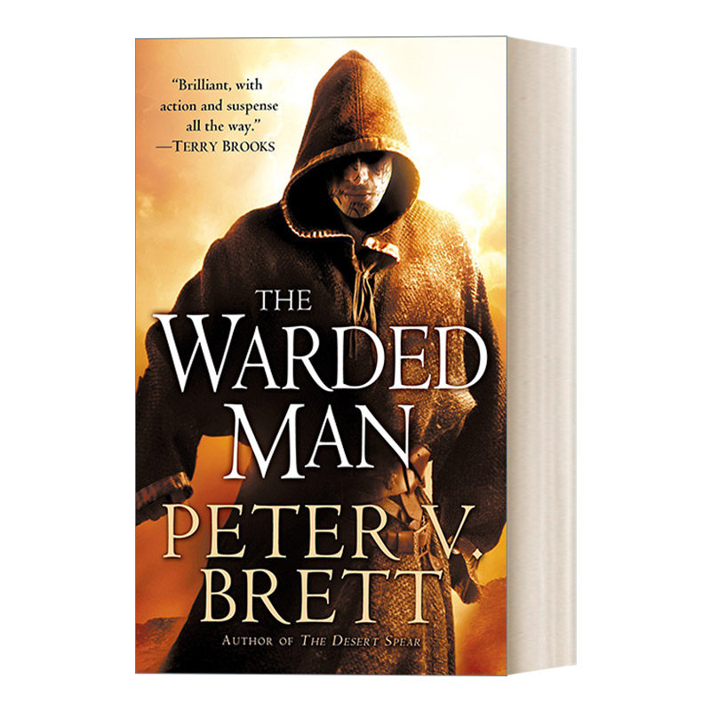 英文原版 The Warded Man Book One of The Demon Cycle 魔印人 奇幻小说 Peter V. Brett 英文版 进口英语原版书籍