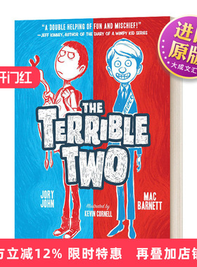 英文原版 The Terrible Two 淘气二人组冤家路窄 英文版 进口英语原版书籍儿童图书