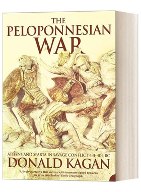 英文原版 The Peloponnesian War Athens and Sparta in Savage Conflict 431–404 BC 伯罗奔尼撒战争 英文版 进口英语原版书籍
