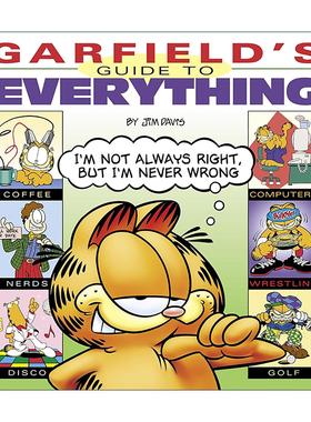 英文原版 Garfield's Guide to Everything 加菲猫 万物指南 搞笑漫画汇编 Jim Davis 英文版 进口英语原版书籍