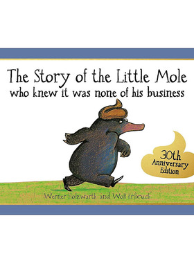 英文原版 The Story of the Little Mole Who Knew It Was None of His Business 是谁嗯嗯在我的头上 小鼹鼠的故事 维尔纳·霍尔