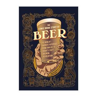 Beer Mike The 啤酒 Book Smith 历史 漫画故事 进口英语原版 前7000年到今天 Story 工艺酿造革命 Comic 英文原版 书籍 从公元