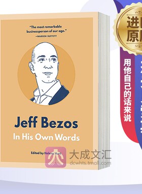 Jeff Bezos In His Own Words 英文原版 杰夫贝索斯 用他自己的话来说 英文版进口原版英语书籍