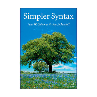 英文原版 Simpler Syntax 更简语法 英文版 进口英语原版书籍