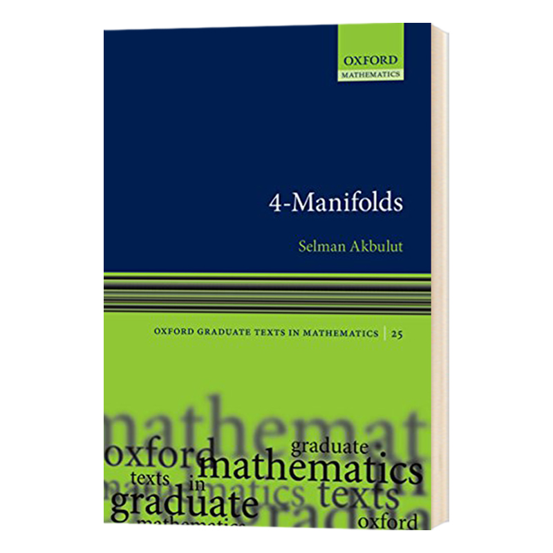 精装 四维 牛津大学数学研究生教材 英文原版 4 Manifolds Oxford Graduate Texts in Mathematics 英文版进口原版英语书籍