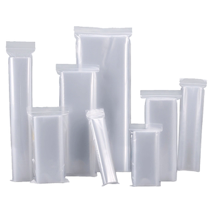 长条形密封袋透明自封加厚塑封口袋子分装塑料包装袋子可定制LOGO