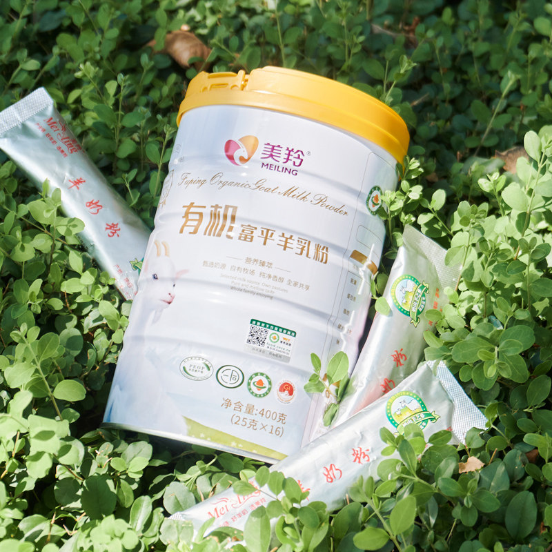 来自中国羊乳之都的美羚富平有机羊乳粉 25g*16袋/罐(400g)