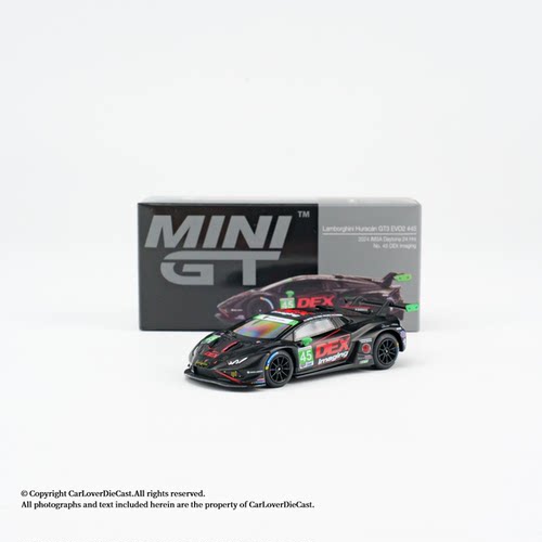 MINIGT 1:64 兰博基尼 Huracán GT3 EVO2 #45 合金汽车模型 1129