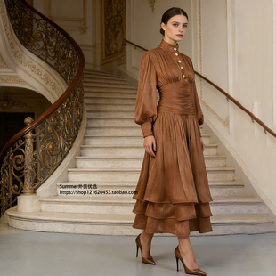 法式气质宴会礼服裙时尚收腰连衣裙女French waist cinched dress