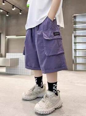 男童短裤夏季工装2025新款韩版
