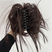 假发女抓夹鸡窝头丸子头呆毛发夹鸡毛毽子头假发包蓬松盘发花苞头