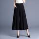 小个子显瘦宽 高腰垂感八分裤 专柜品牌黑色阔腿裤 裙女2026春夏新款