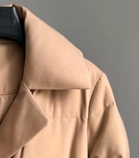 精纺羊毛束腰羽绒服 现货发 ZHENG BDZZ154 老客入