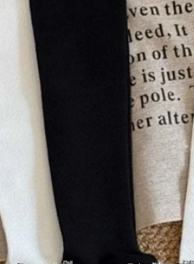 【老客入 ZHENG！】两双装TUTU纯色显瘦压力中筒袜长筒袜MMQ285