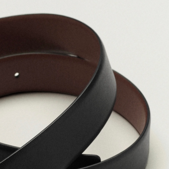 【老客入！】5-7天发 女士 可剪裁 哑光扣头层牛皮腰带 SDYB711