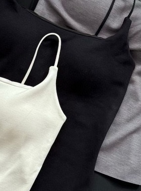 【老客入！大厂】3-5天发 懒人固定杯 磨毛保暖吊带背心SZLZ415