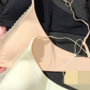 【老客入！大厂】5-7天发 无痕蕾丝条纹三角杯文胸 SZLZ569