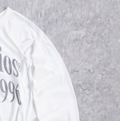 【老客入！大厂】3天发 情侣 雪花洗工衣艺术字母长袖T恤 NGB065