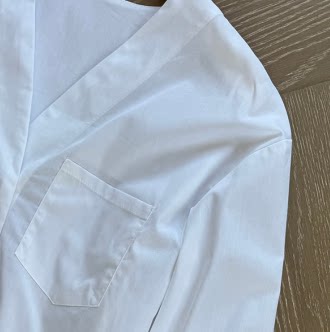 【老客入！大厂】5-7天发 蝴蝶结 设计感V领府绸白衬衫 SDYB482