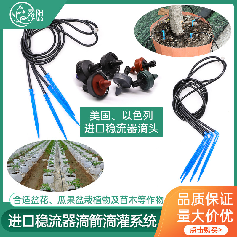 进口稳压滴头自动滴灌图片
