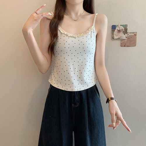 内搭外穿修身显瘦无袖小上衣