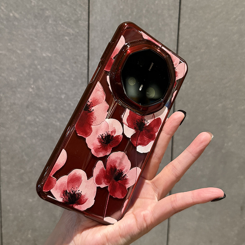 适用于华为Mate70rs手机壳新款透明色华为mate60rs非凡大师保时捷保护套全包防摔超薄手感简约姹紫嫣红
