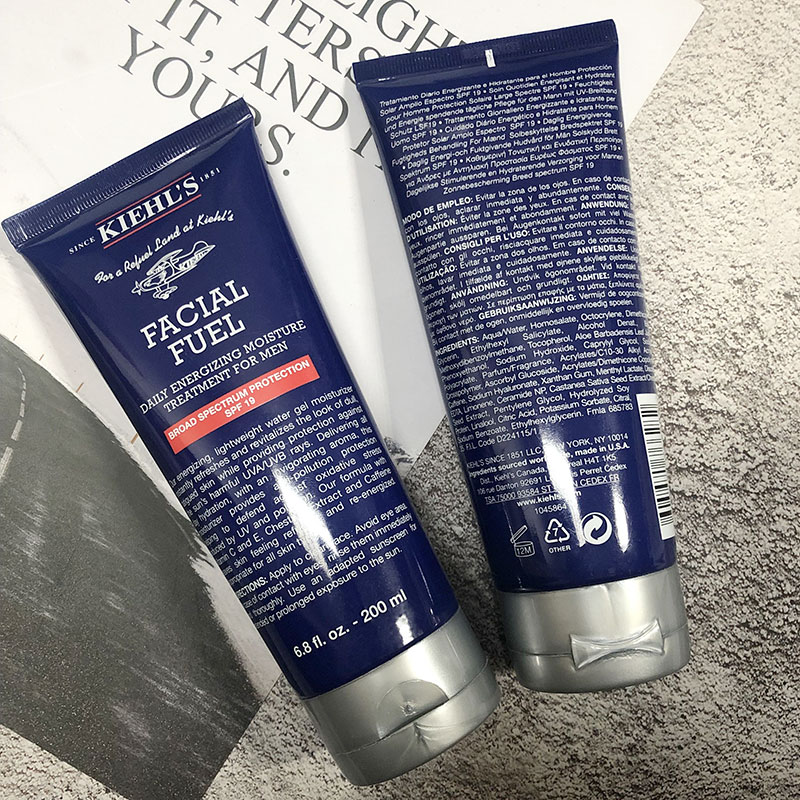 防晒款 科颜氏男士乳液200ml spf19全效活力清爽保湿