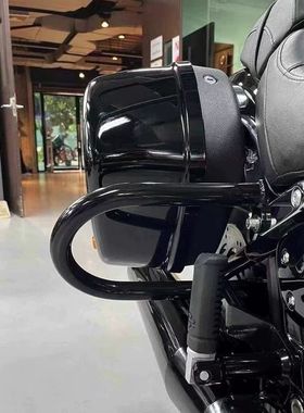 软尾路威st边箱保险杠凌动滑翔后护杠亮黑色不锈钢无损安装