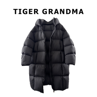 中长款 大奇TG 轻暖随行 极简设计 鹅绒连帽羽绒服 鹅绒小暖被