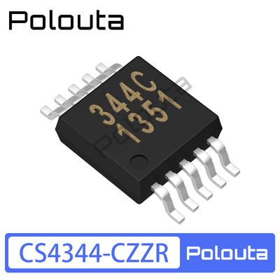 贴片CS4344-CZZR 数模转换24BIT 音频D/A转换器 TSSOP-10 Polouta