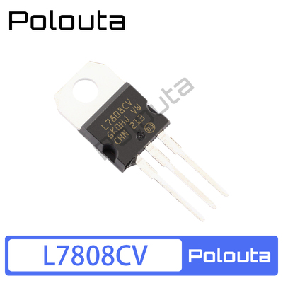 L7808CV L7808 TO220 三端稳压器 稳压三极管 POLOUTA