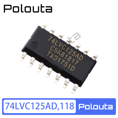74LVC125AD,118 SOIC-14 三态输出的四路缓冲器逻辑芯片 Polouta