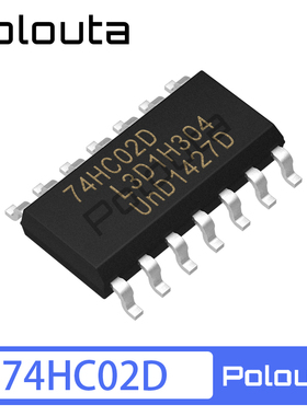 (5个) 74HC02D 74HC02 SN74HC02DR SOP-14 四路2输入正与非门